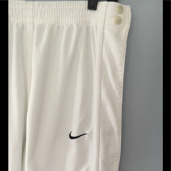Nike Other - Nike Men’s Dri-Fit White Breakaway Pants Large